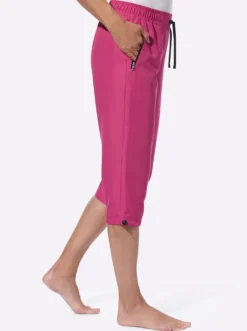 Caprihose mit weitenverstellbarem Saum