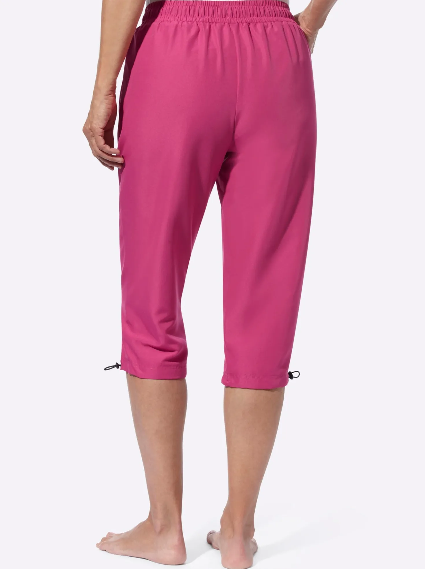 Caprihose mit weitenverstellbarem Saum