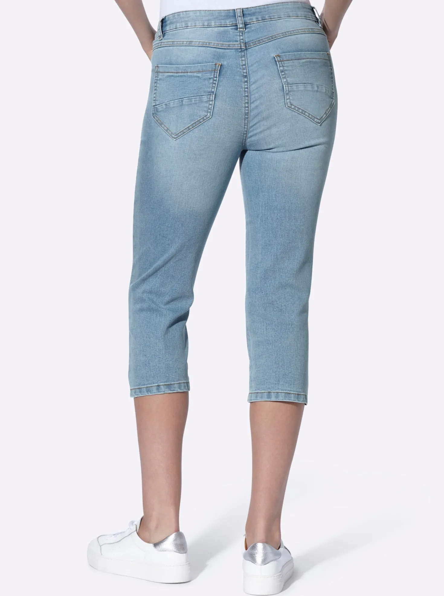 Caprijeans im 5-Pocket-Stil