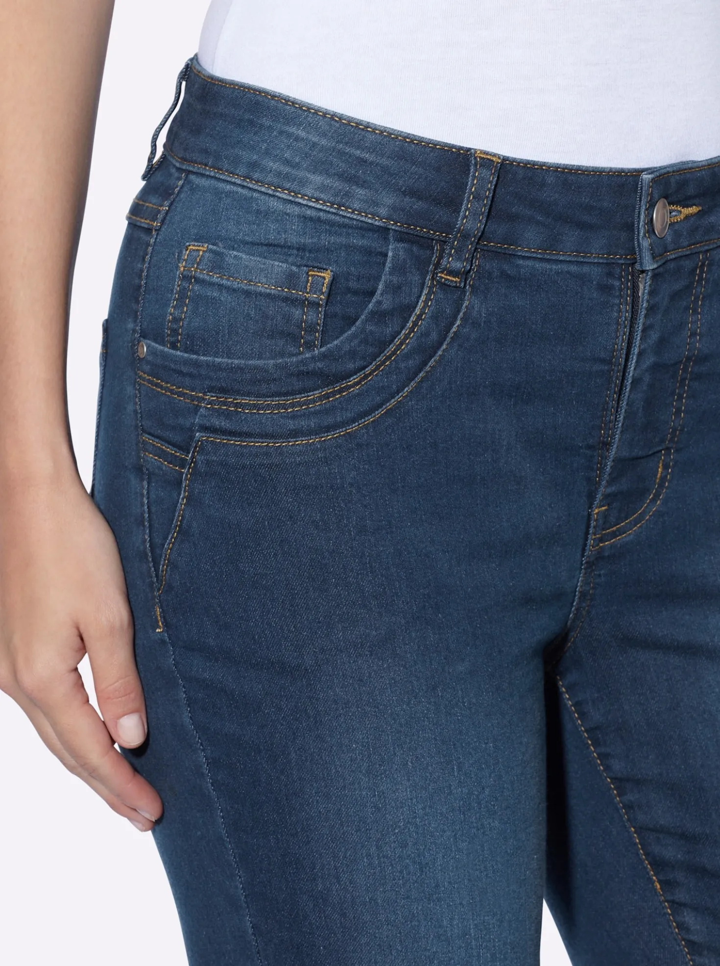 Caprijeans im 5-Pocket-Stil