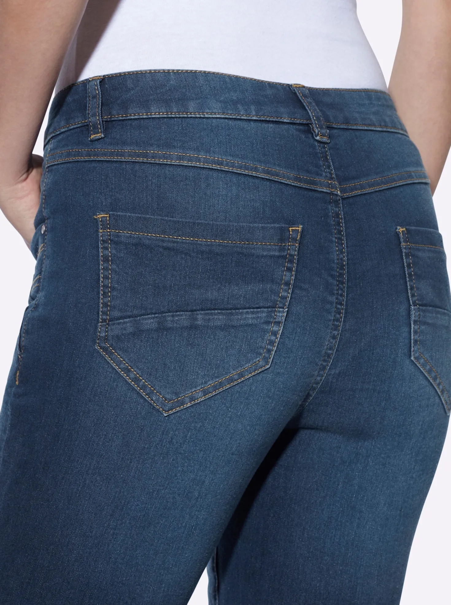 Caprijeans im 5-Pocket-Stil