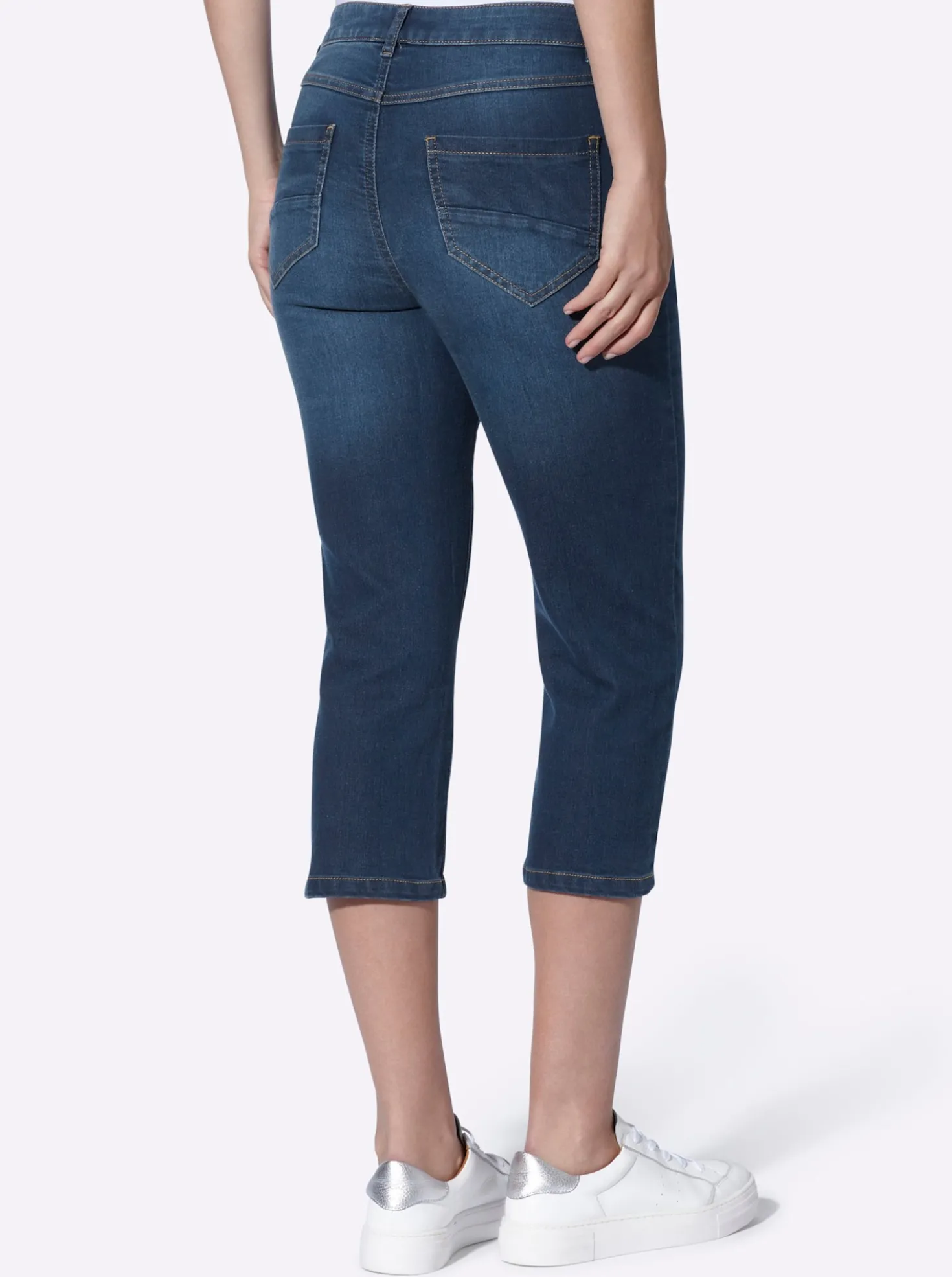 Caprijeans im 5-Pocket-Stil