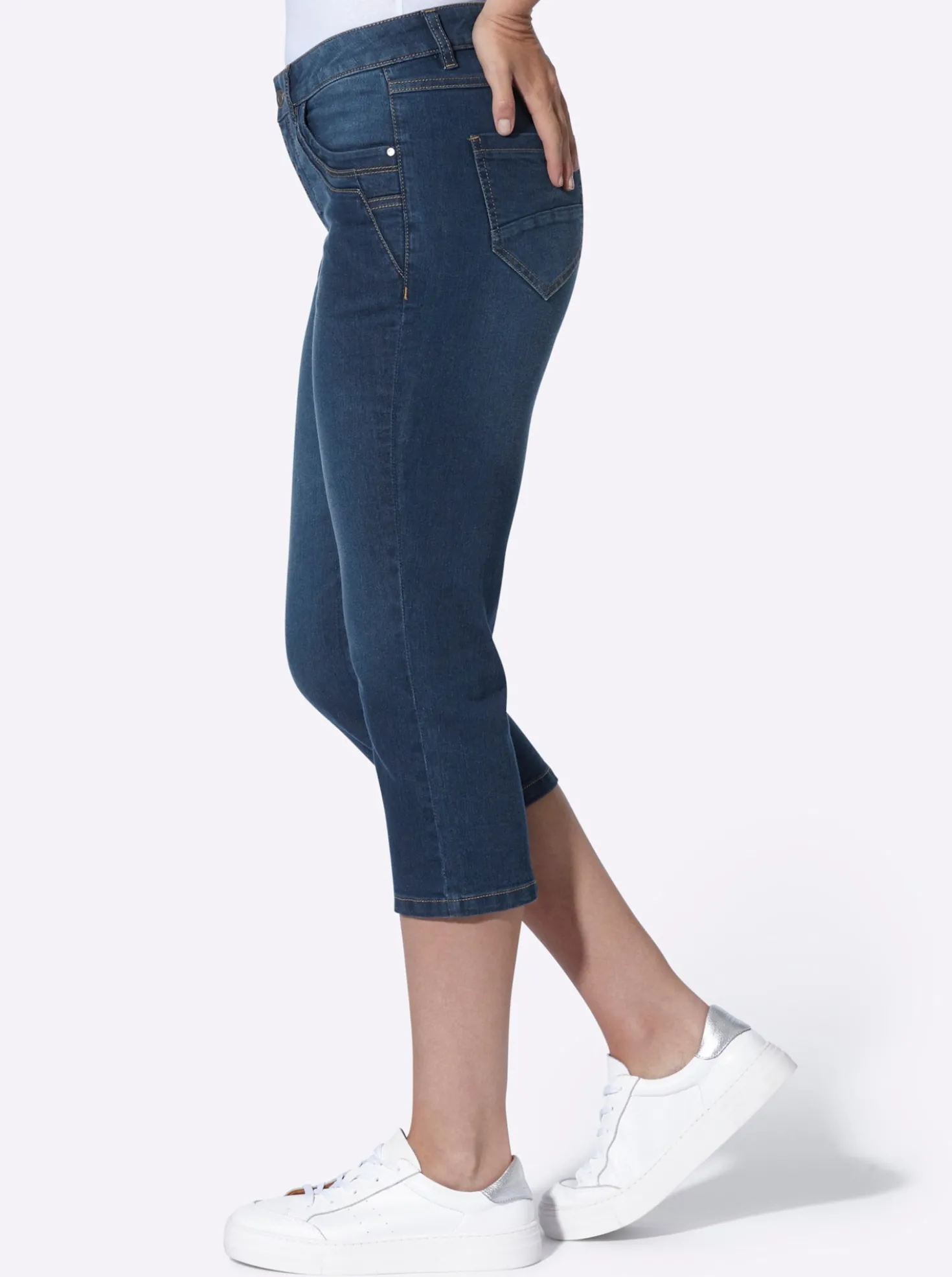 Caprijeans im 5-Pocket-Stil
