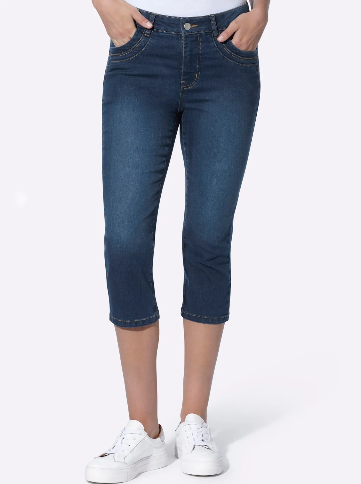 Caprijeans im 5-Pocket-Stil
