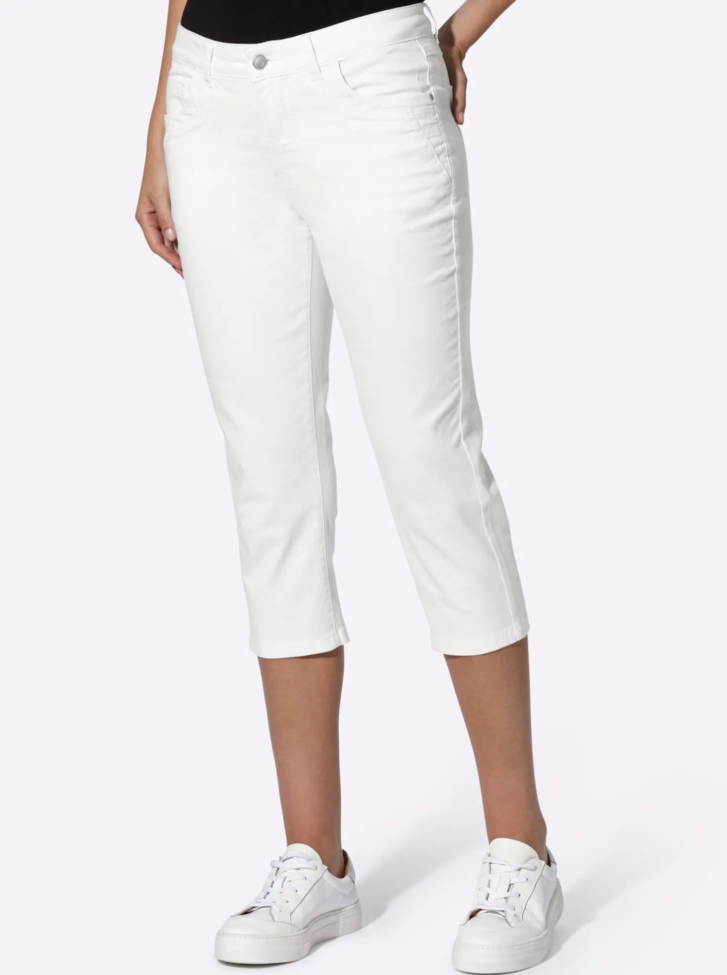 Caprijeans im 5-Pocket-Stil