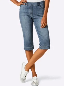 Caprijeans in Schlupfform