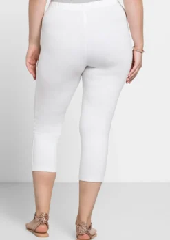 Caprileggings mit Gummizugbund