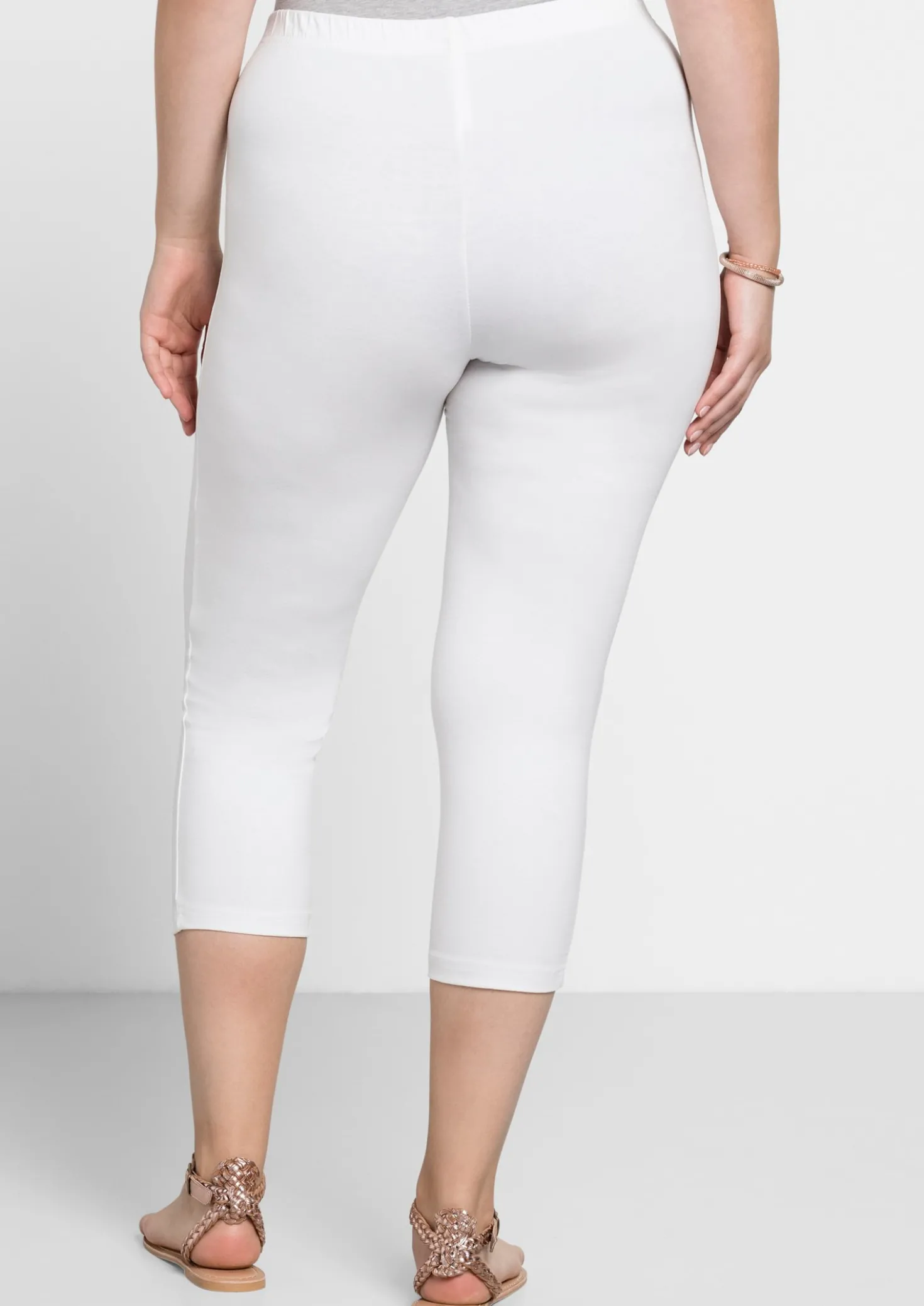 Caprileggings mit Gummizugbund
