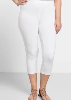 Caprileggings mit Gummizugbund