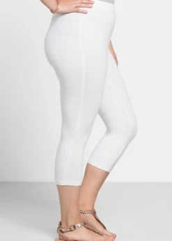 Caprileggings mit Gummizugbund