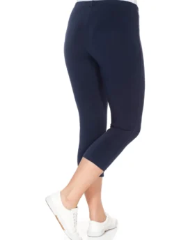 Caprileggings mit Gummizugbund