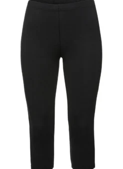 Caprileggings mit Gummizugbund
