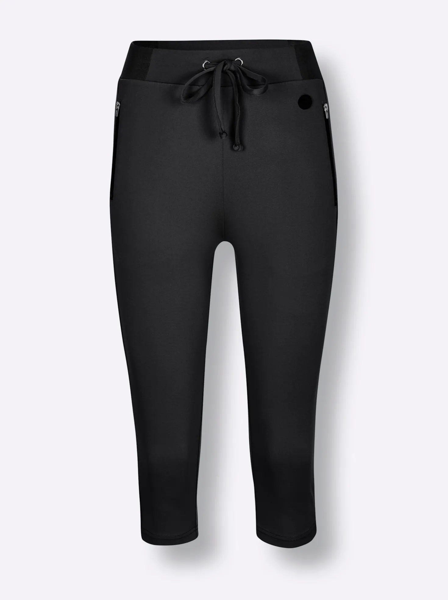 Caprileggings mit Teil-Dehnbund