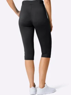 Caprileggings mit Teil-Dehnbund