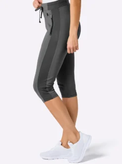 Caprileggings mit Teil-Dehnbund