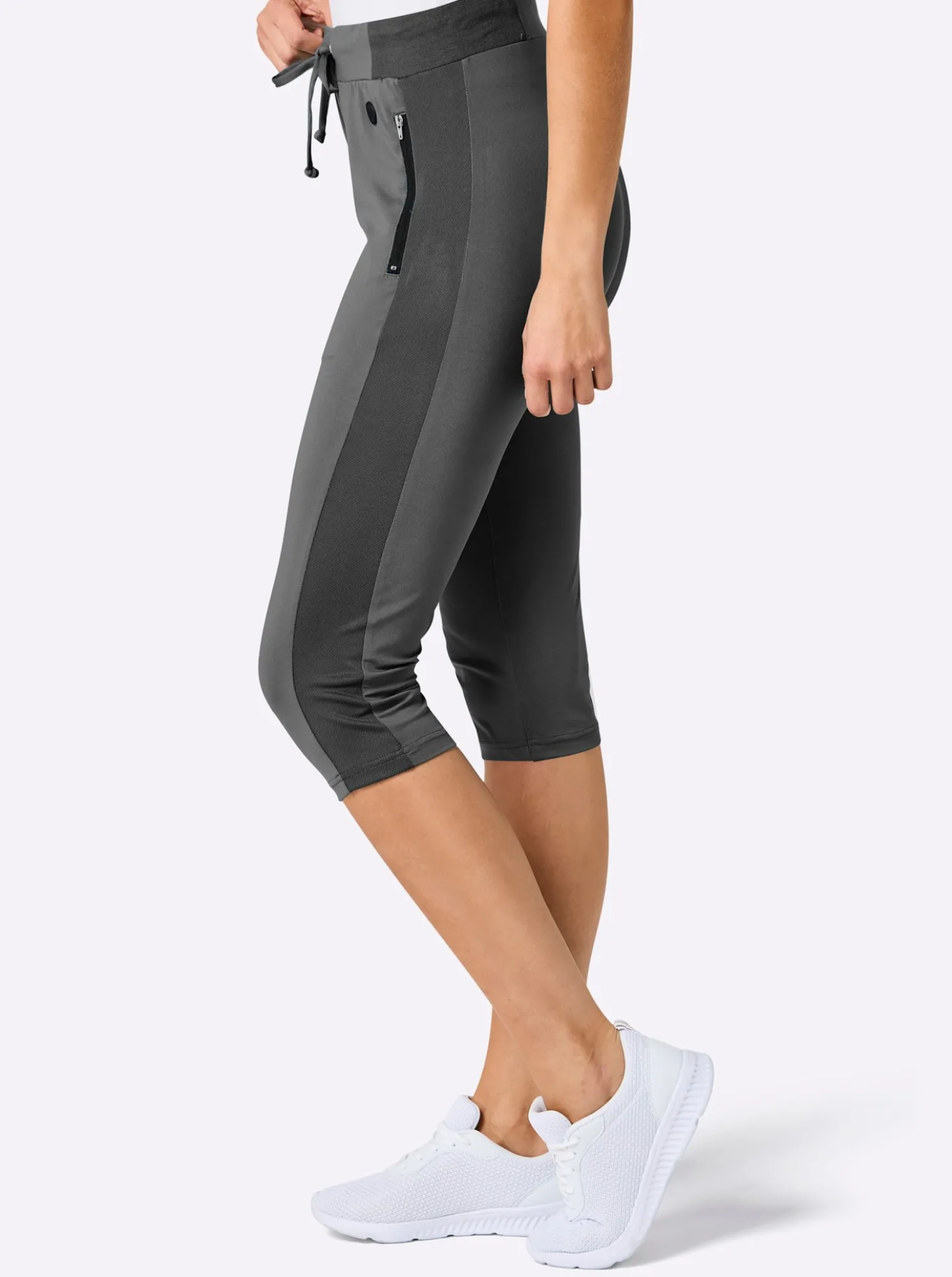 Caprileggings mit Teil-Dehnbund