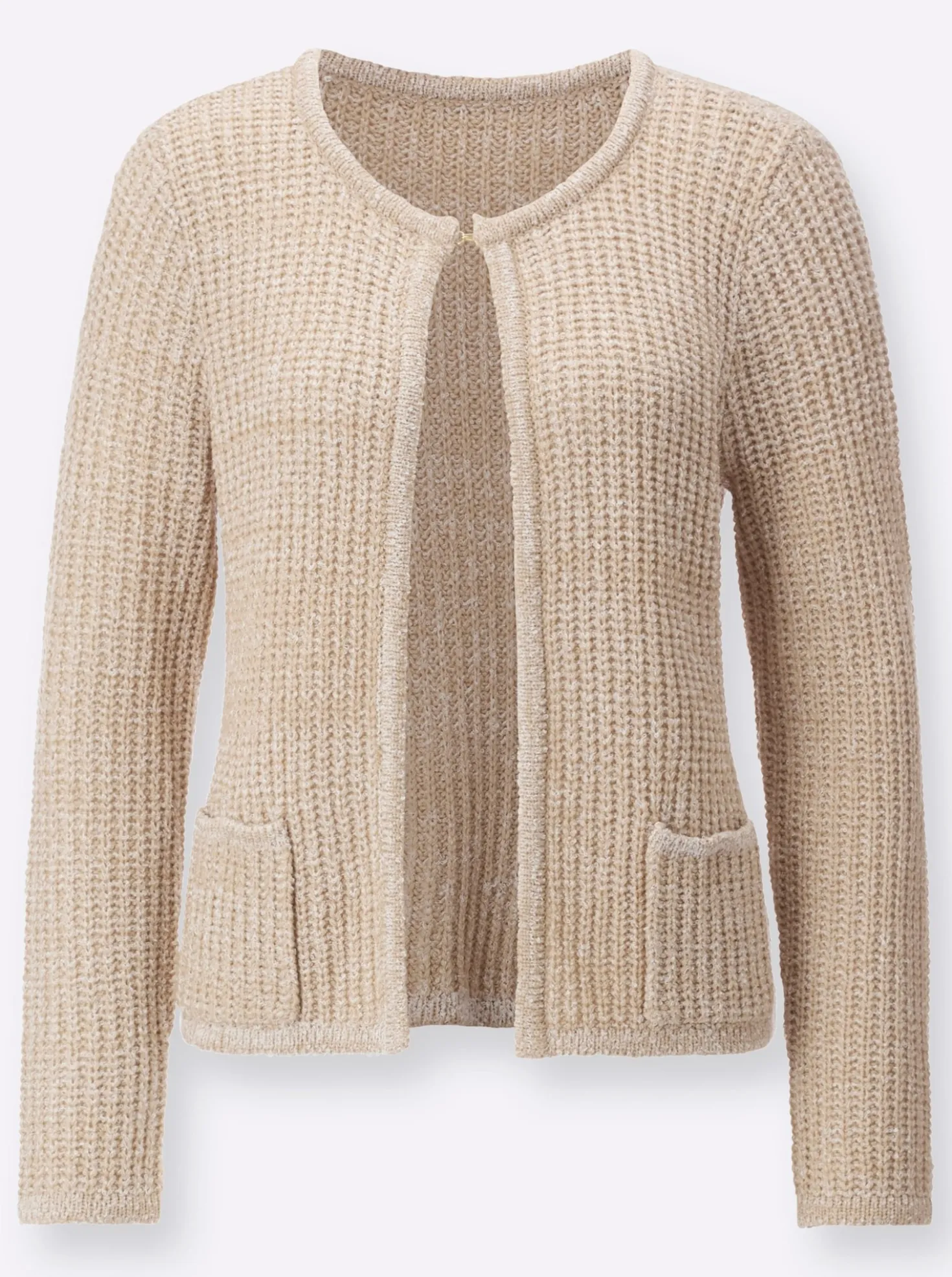 Cardigan aus Bändchengarn