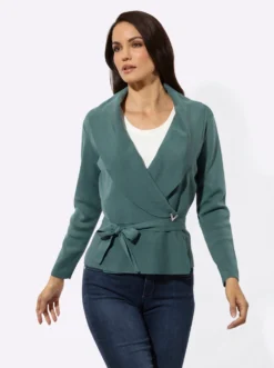 Cardigan mit Bindegürtel