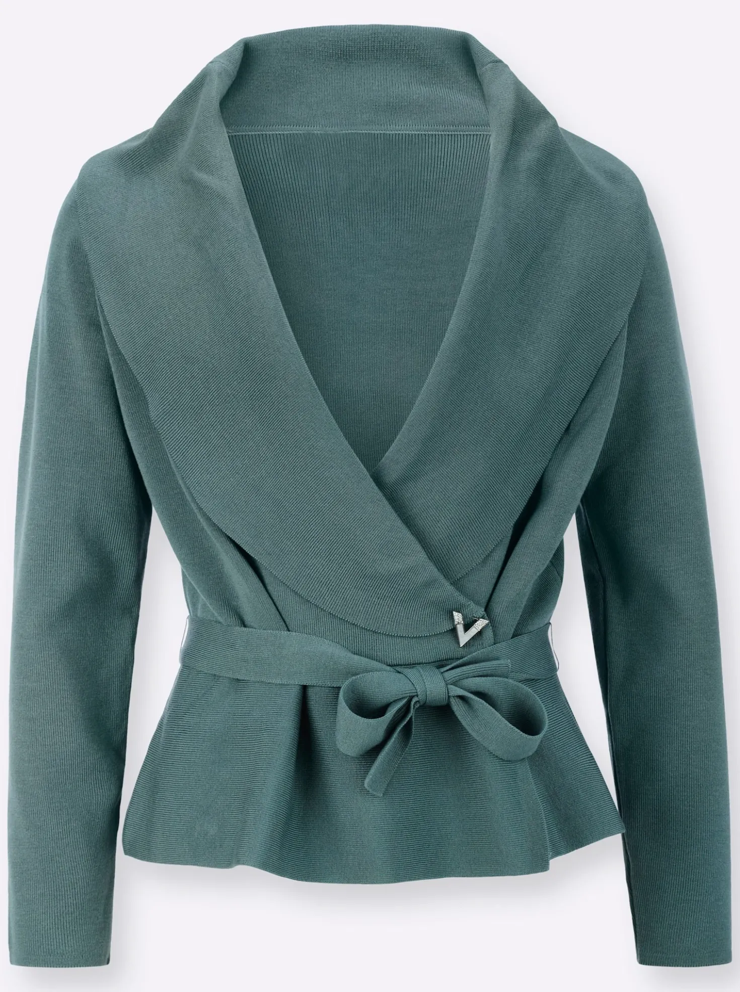 Cardigan mit Bindegürtel