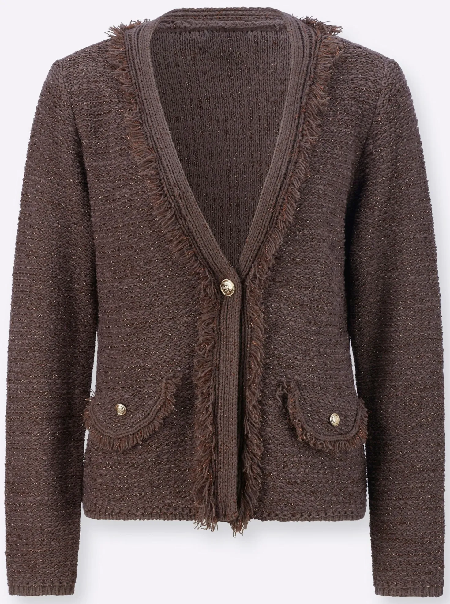 Cardigan mit Fransen