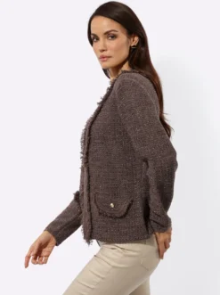 Cardigan mit Fransen