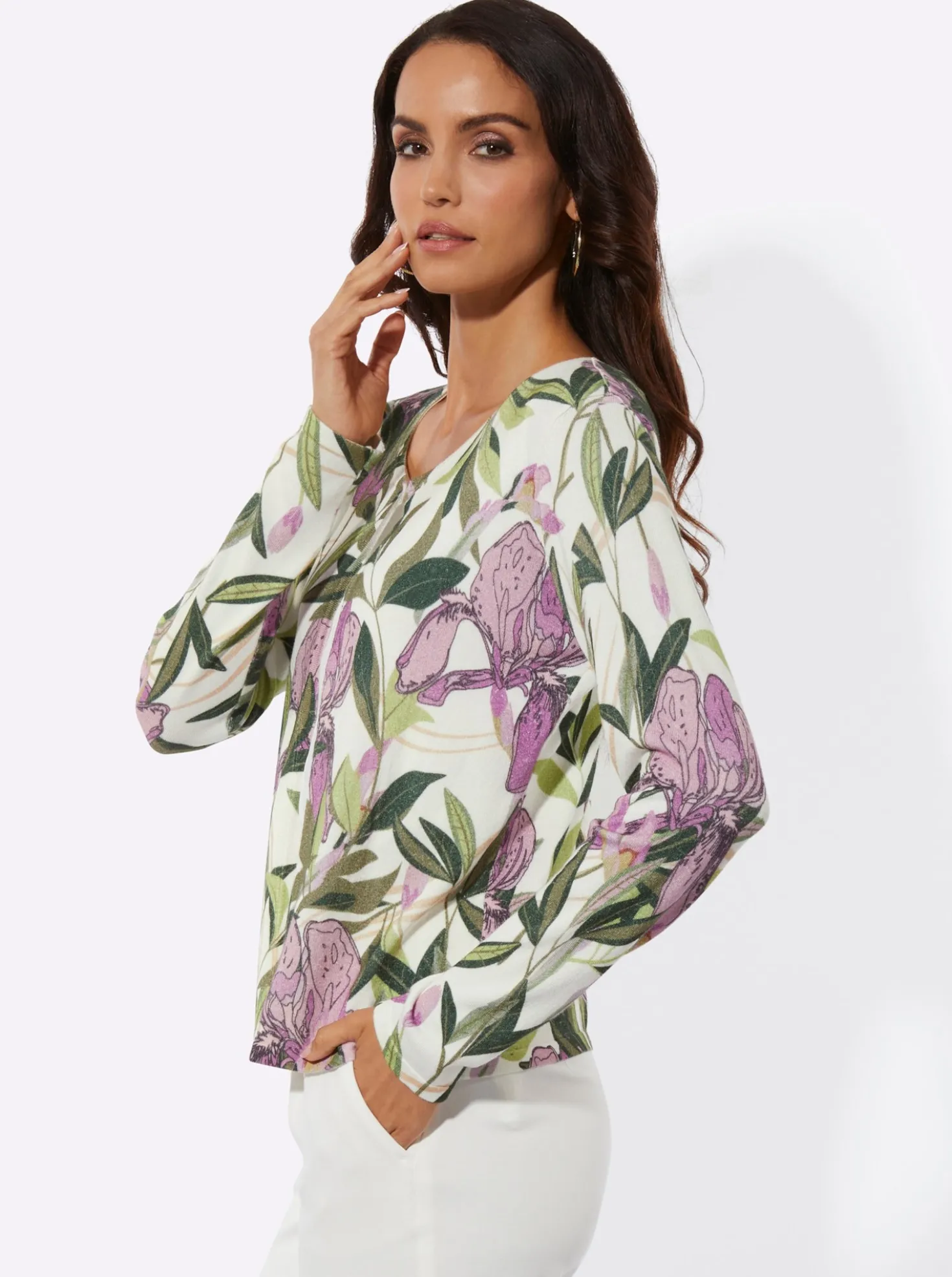 Cardigan mit Hakenverschluss