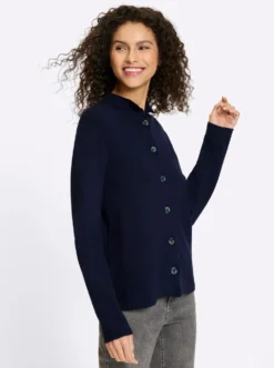 Cardigan mit Stehkragen