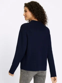 Cardigan mit Stehkragen