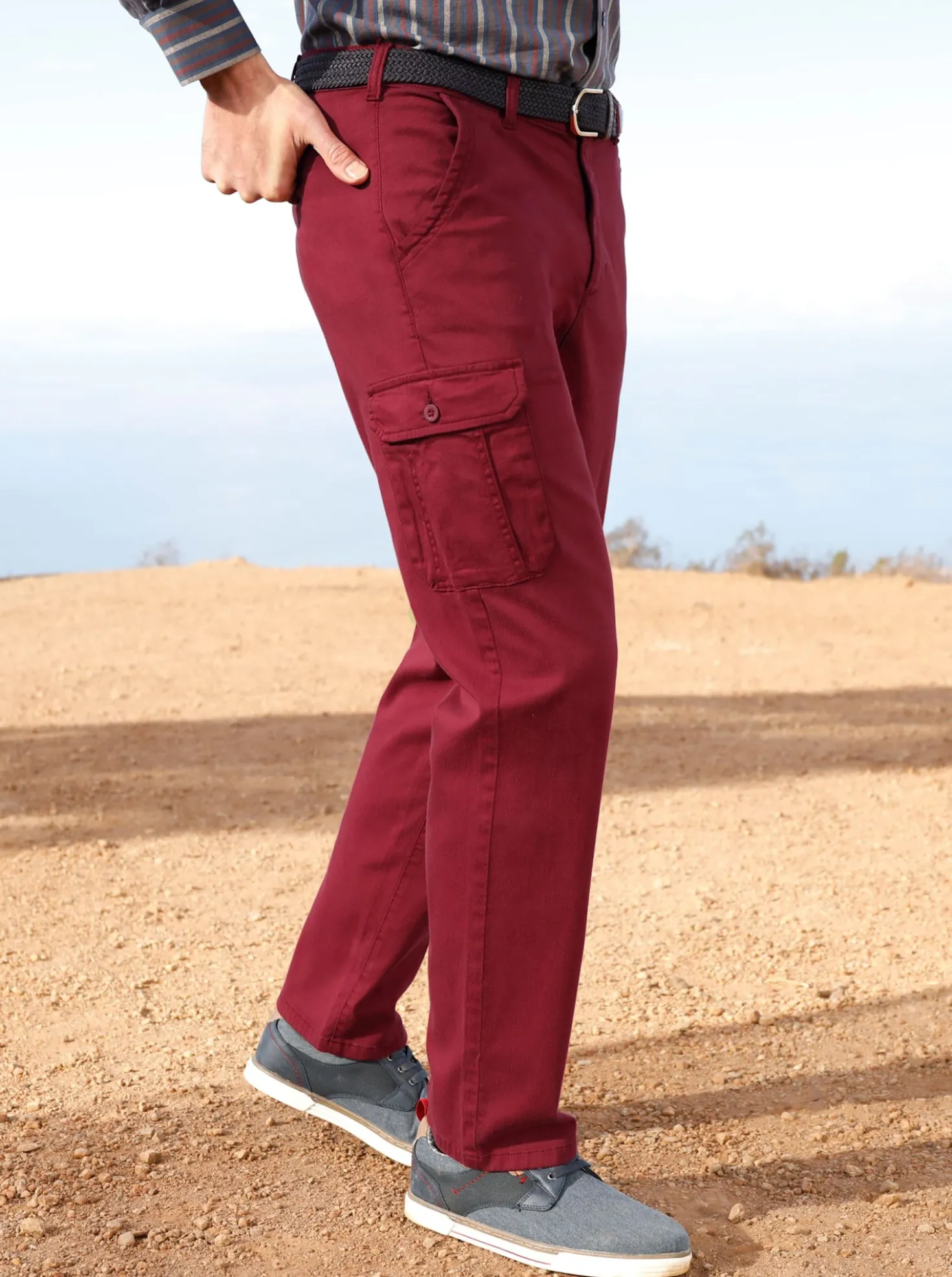 Cargohose in Stretch-Qualität