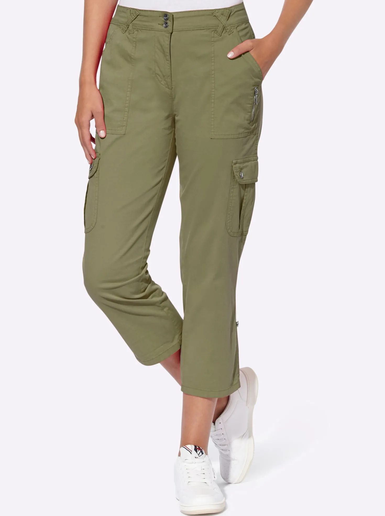 Cargohose in verkürzter Länge