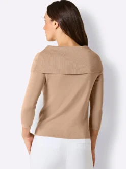 Carmenpullover im hochwertigen Seiden-Mix