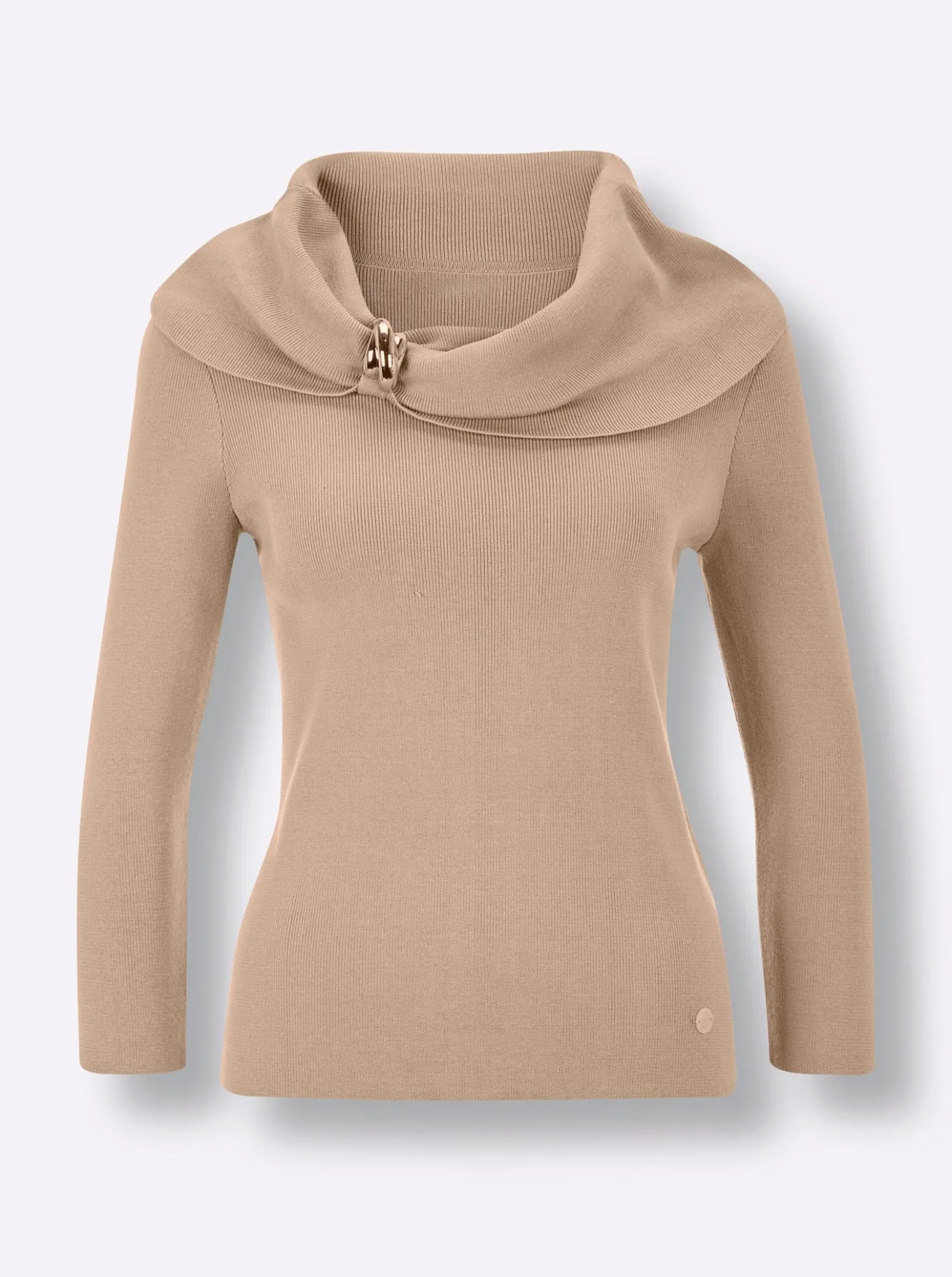 Carmenpullover im hochwertigen Seiden-Mix