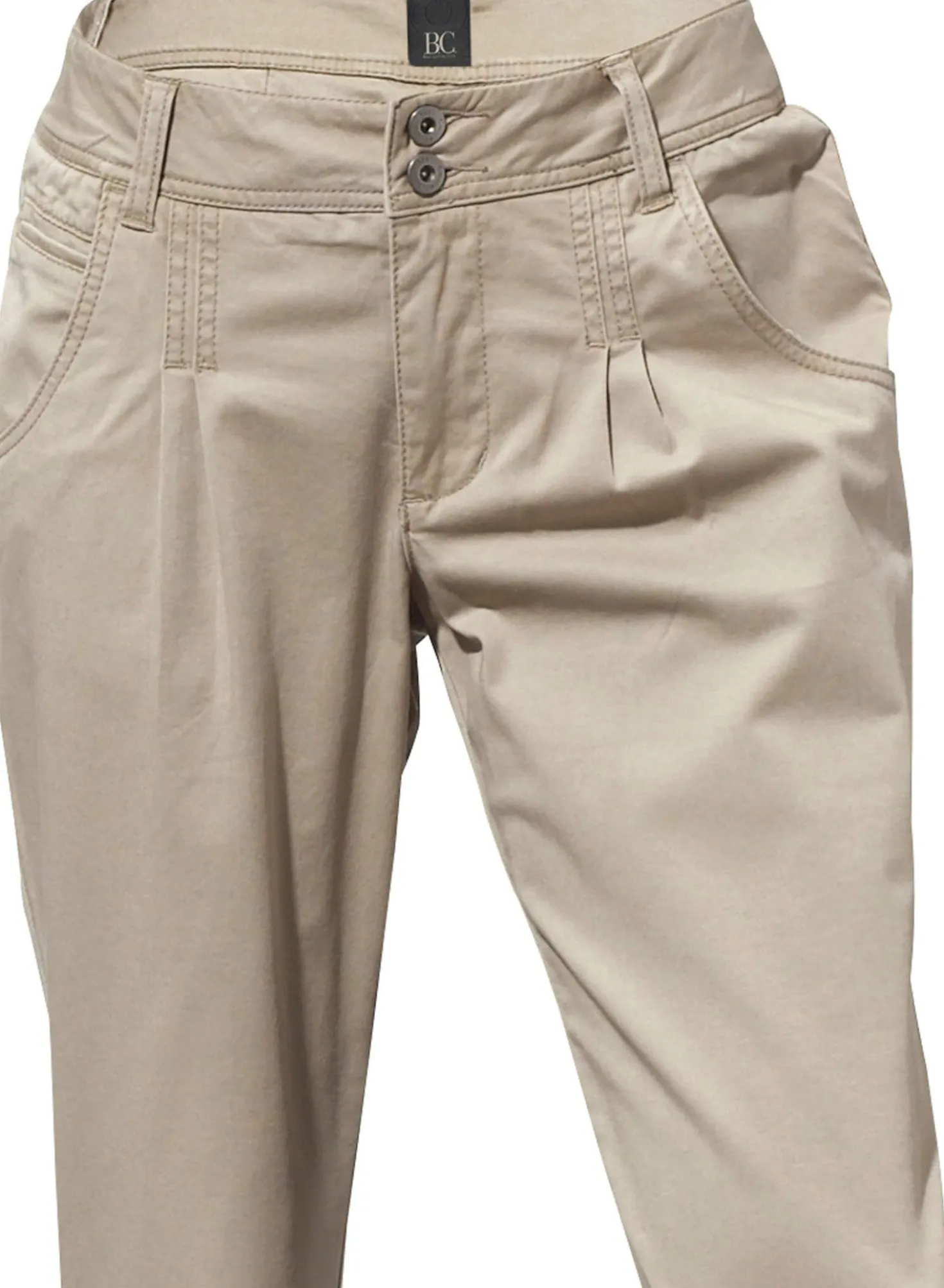 Chinohose in Karotten-Form