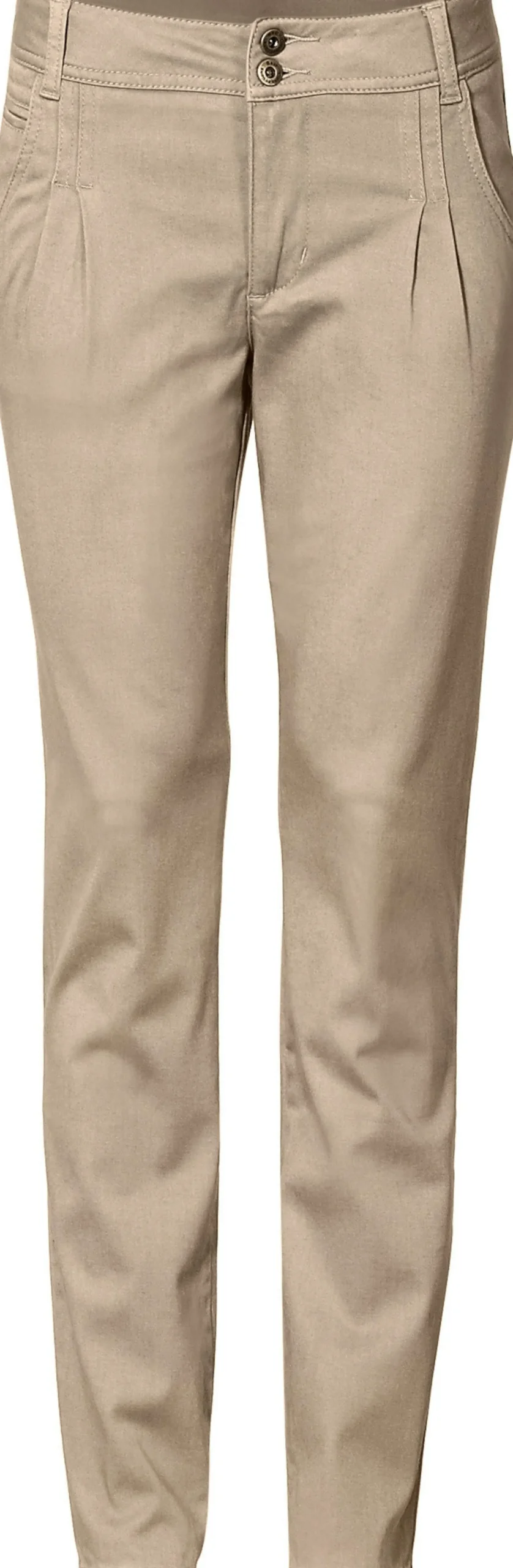 Chinohose in Karotten-Form