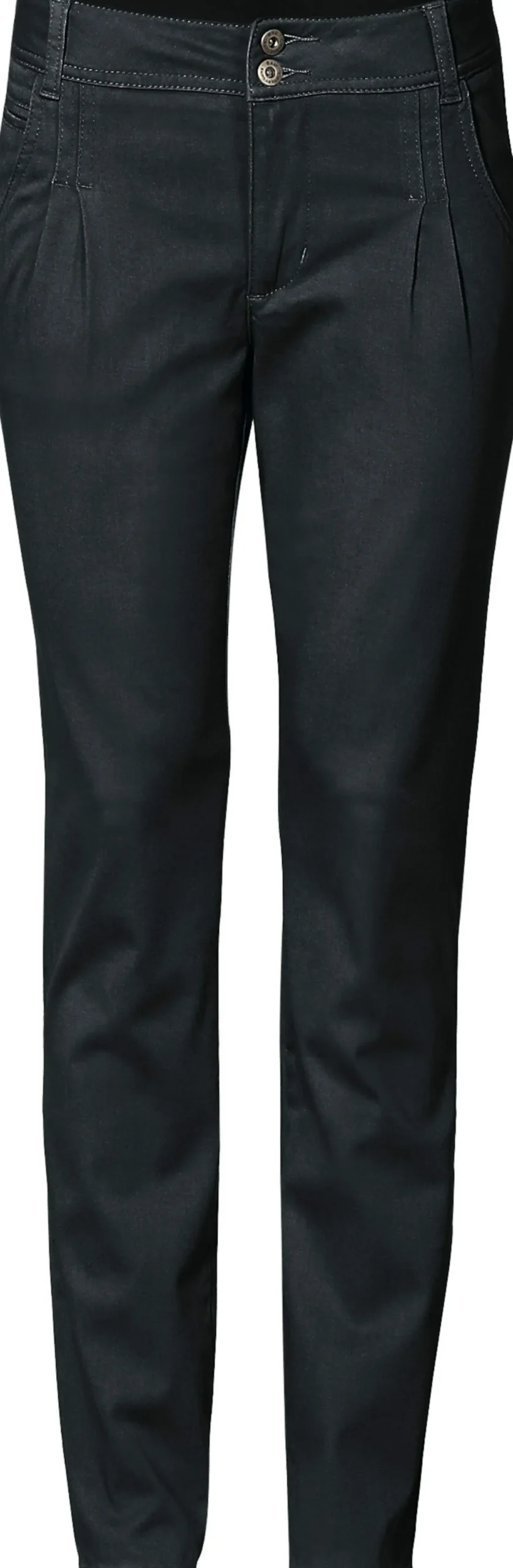 Chinohose in Karotten-Form