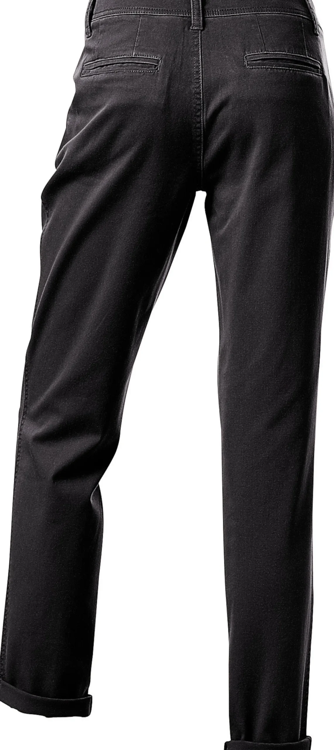 Chinohose in Karotten-Form