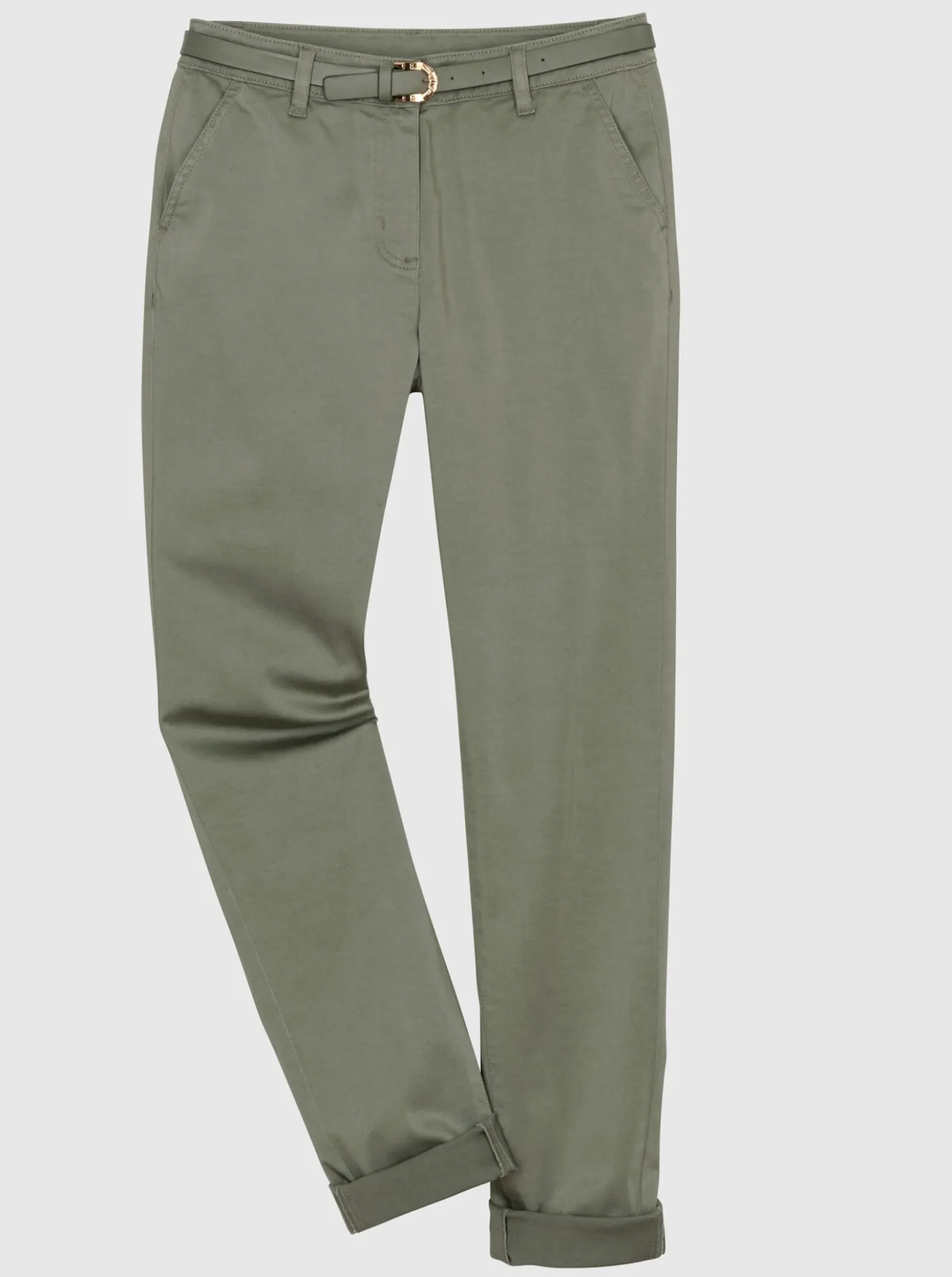 Chinohose inklusive Gürtel