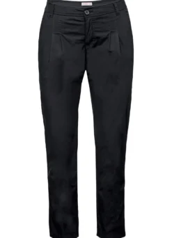 Chinohose mit Bundfalten