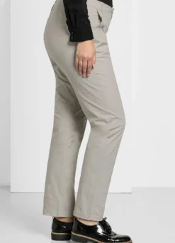 Chinohose mit Bundfalten