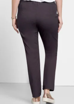 Chinohose mit Bundfalten