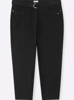 Chinohose mit Gürtel