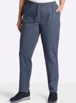 Chinohose mit Gummibund und Bindeband