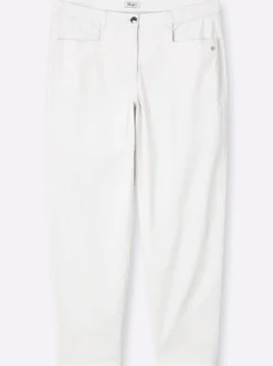 Chinohose mit Ziertaschen hinten