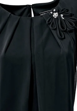 Cocktailkleid mit Rüschen am Saum