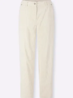Cordhose mit fließendem Fall