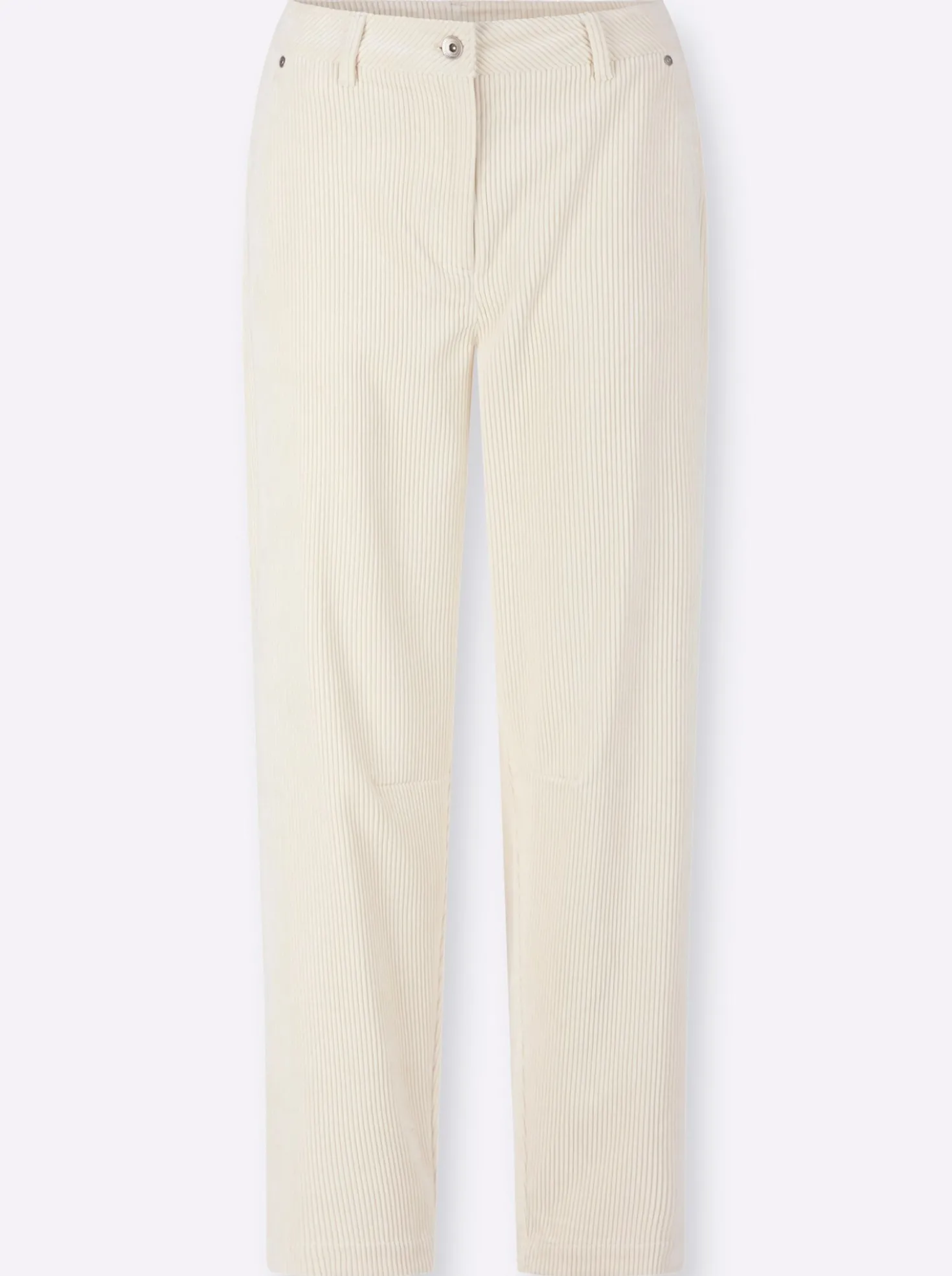 Cordhose mit fließendem Fall