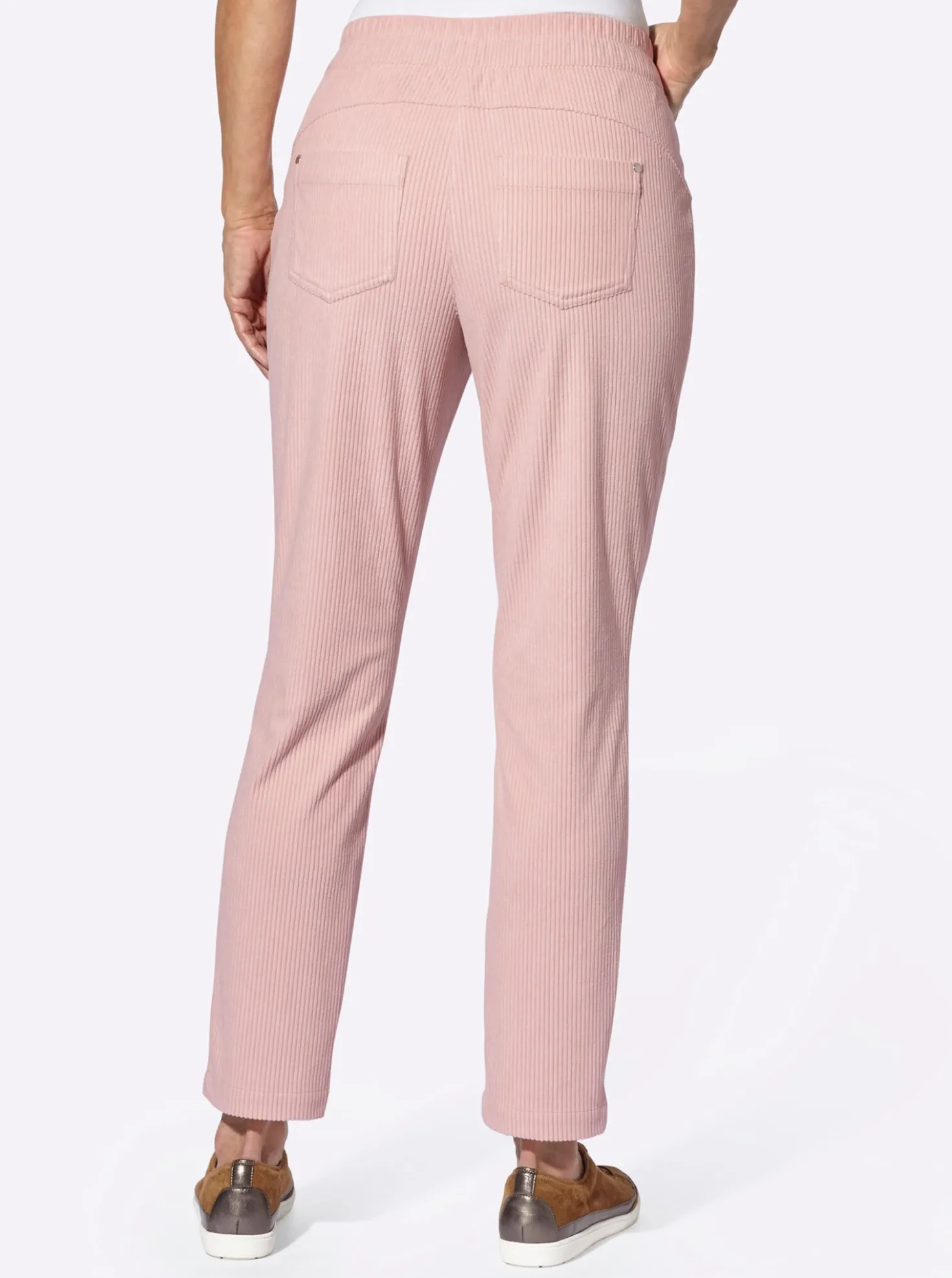 Cordhose mit Rundum-Dehnbund