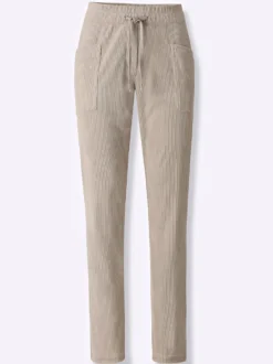 Cordhose mit Rundum-Dehnbund