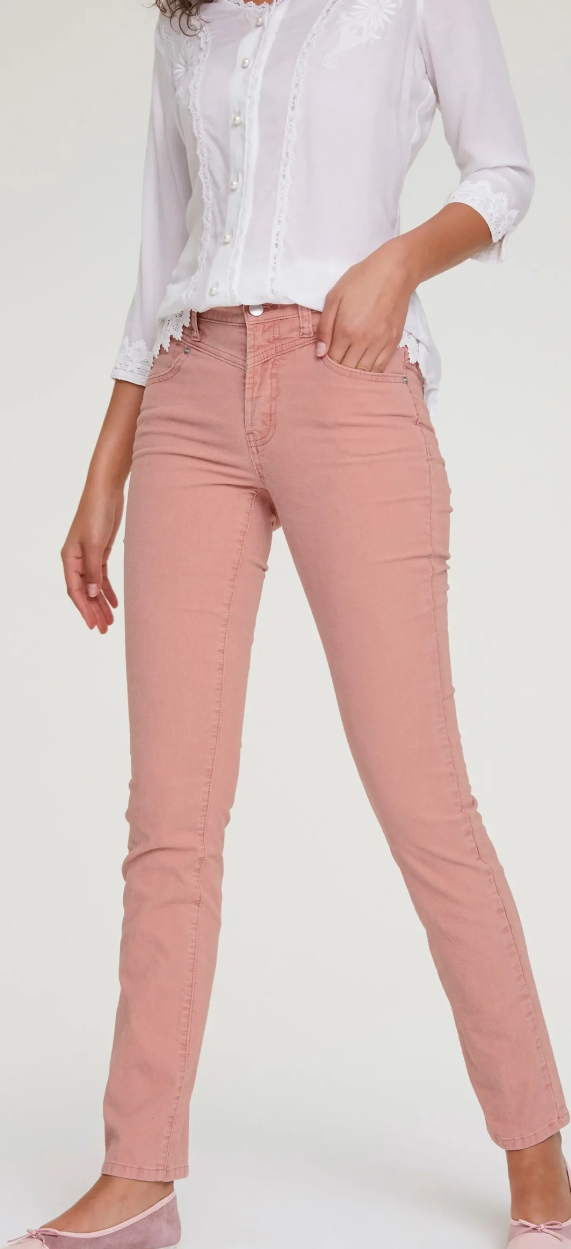 Cordhose mit Stretch