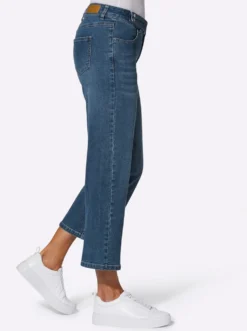Culotte in Denim-Qualität